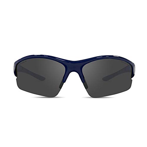 Epoch Eyewear Brodie Golf Sport Sunglasses 2 Pair Blue/Gray w/Smoke & Black w/Smoke Lens2