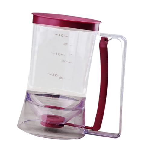 Cabilock Ergonomic Handle Dispenser 900ml Easy to Operate Baking Pastry Tool Grease Separ