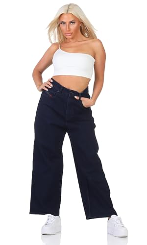 Jean droit Diesel Ary bleu denim 084cg pour un style citadin élégant