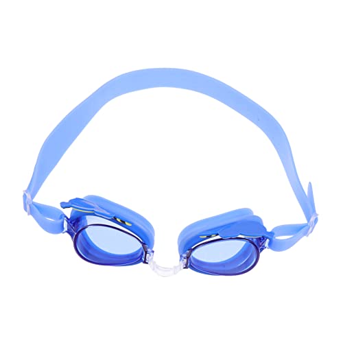 Lunettes de natation enfants légères en gel de silice bleu pour filles et garçons