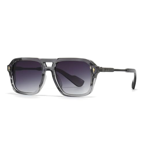 Lunettes de soleil rétro double pont pour éviter l'éblouissement verres UV400