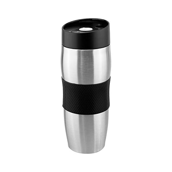 Wellgro® - Termo, 380 ml, acero inoxidable, sin BPA, vaso aislante, color a elegir negro - Imagen 3