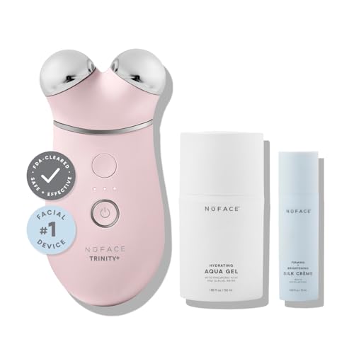 NuFACE Trinity+ Microcurrent Facial Device Kit - FDA Cleared Face...