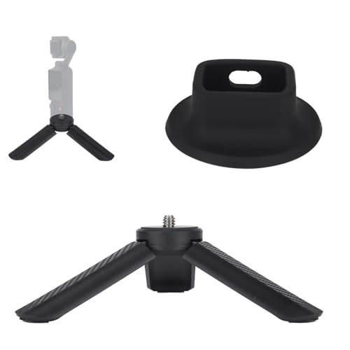 Mini Tripod for DJI Osmo Pocket 3 Portable Tripod Stand Black Mount Compatible with DJI OSMO Pocket 3 Lightweight and Compact Cameras Smartphones Travel Accessories