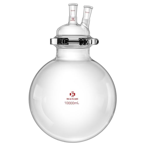 REACWARE Glass Two Necks Reactor Flask (10000mL)