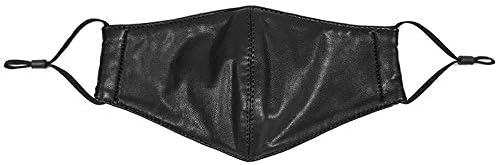 Miniatura 2 de Máscara facial de piel sintética para adultos, lavable, transpirable, ajustable, disfraz de motocicleta para mujer