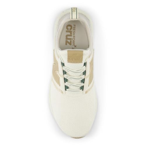 New Balance Men's Fresh Foam X Cruz Artisan V3 Running Shoe, Angora/Incense/Dark Juniper, 7 W