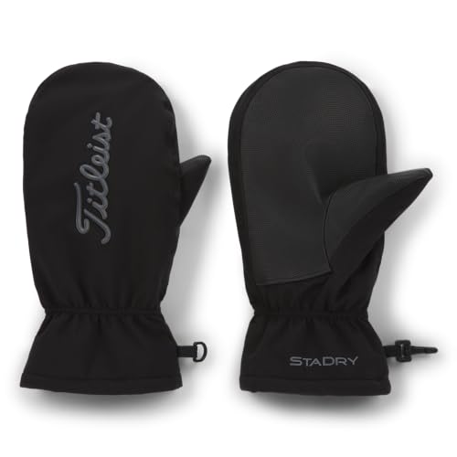 Titleist StaDry Cart Golf Mitts Black