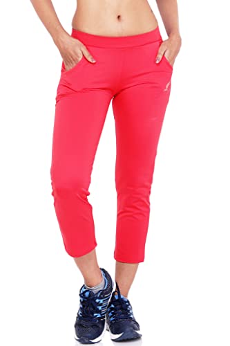 Image of Women Airforce Blue Regular Fit Streachable Capri for Gym, Yoga, Runing, Jogging Activewear Two Sided Pockets Capri (Size XL, 30-32)