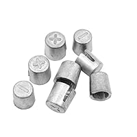 WANGCL 4 Paare Batterieklemmenhülsen, Batteriehülsen Autobatterieklemmen-Konverterpfostenadapter Metallmaterial Anodenkathodenhülsen