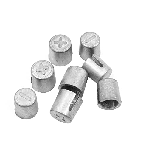 WANGCL 4 Paires Manchons de borne de Batterie, Manchons de Batterie adaptateurs de Poteau de convertisseur de borne de Batterie de Voiture matériau métallique Manchons de Cathode d'anode Cover