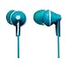 Panasonic RP-HJE125-Z Wired Earphones, Turquoise