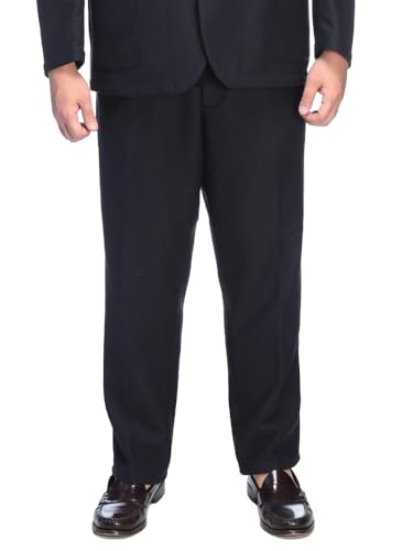 [エドウィン] サカゼン 大きいサイズ メンズ デニスラ ローゲージ ワンタック ニットパンツ ネイビー / 4L [並行輸入品]