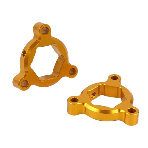 HUISI Passend for Kawasaki VERSYS 650 VERSYS650 Z1000 Z 1000 ZX6R ZX-6R Motorrad 19mm Federgabel Federvorspannung Verteilerkappe Schutz(Gold)