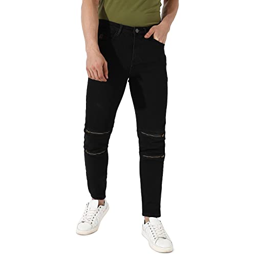 Image of Campus Sutra Men's Regular Fit Mid Rise Jeans