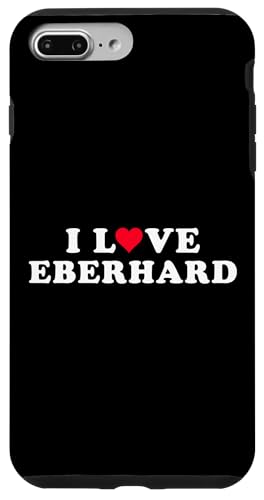 Simpatico nome Eberhard personalizzato personalizzato I Love Eberhard I Heart Eberhard Corrispondente fidanzata e fidanzato coppia Eberhard Nome con simbolo del cuore/segno d'amore Il design personalizzato è un regalo perfetto per lei per mostrare il tuo sostegno o amore a chiunque chiami Eberhard