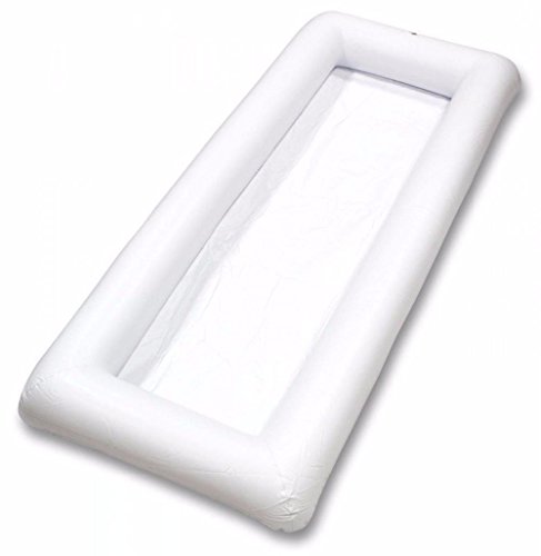 2 Packs Inflatable Pool Table Serving Bar - Large Buffet Tray Server With Drain Plug - Keep Your Salads & Beverages Ice Cold - For Parties Indoor & Outdoor Use #TOP3
