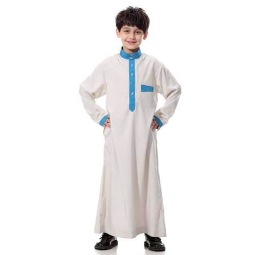 Robe fille et garçon en coton et lin : qamis traditionnel marocain