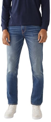 True Religion Mens Geno Slim Jean 32'' Inseam