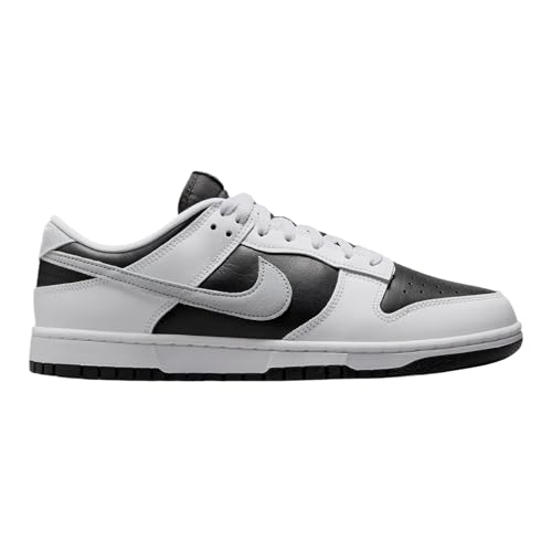 Nike Dunk Low Mens Basketball Shoes (White/LT Armory Blue/Black) (IB4620-141, Black/Blue/White)