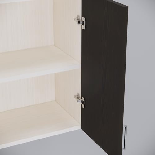 Image of SPECIALITY PANELS 2 Door Modular Wall Mounted Kitchen Cabinet with Organizer Shelf Space Saving Storage Unit Engineered Wood Cupboard for Kitchen Living Room Utility Organizer Furniture | DIY Assembly