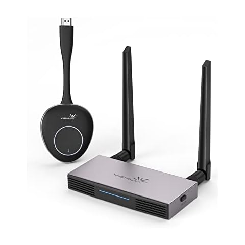 YEHUA 4K HDMI Wireless Transmitter and Receiver, YEHUA 5G Wireless HDMI Extension Kit 164FT/50M Streaming Camera, PC, Laptop, PS5, Blu-Ray to Monitor, Projector Suitable for School Church Office Cover