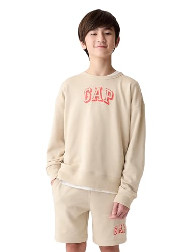 GAP Boys and Girls' Kids Logo Crew Neck Sweatshirt