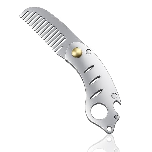 Peine plegable de acero inoxidable IN SELECT 1 unidad miniatura 1