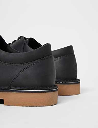 Clarks Bushacre 3 Lo, Scarpe con Lacci Uomo, Nero