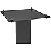 Atlantic Bookshelf Speaker Stands - Steel Construction, Pedestal Style & Built-in Wire Management, Support Bookshelf-Style Speakers up to 20 lbs. PN 77335799 - Black 2-Pack