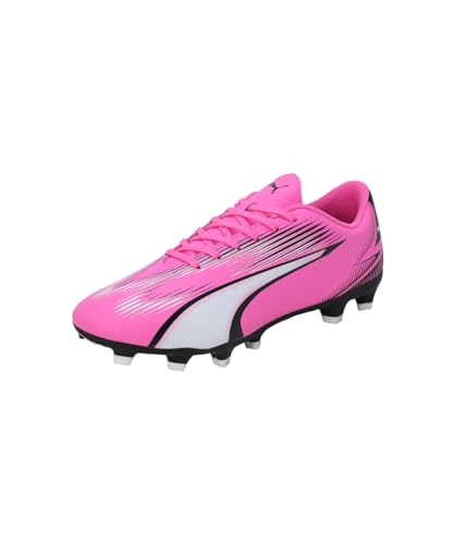 Puma Men Ultra Play Mg Soccer Shoes, Poison Pink Puma White Puma Black, 44.5 EU