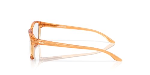 Image of Oakley Youth Unisex Kids OY8010 Cartwheel Rectangular Prescription Eyewear Frames, Polished Clear /Demo Lens