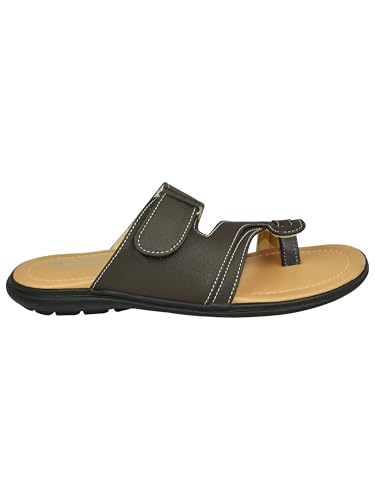 Image of AJANTA Men's Sandals for Men | Casual Walking Office Outdoor Sandals | Lightweight Comfortable Slip-On Footwear for Men | Anti-Skid Travel Daily Wear Open Toe Summer Sandals for Men