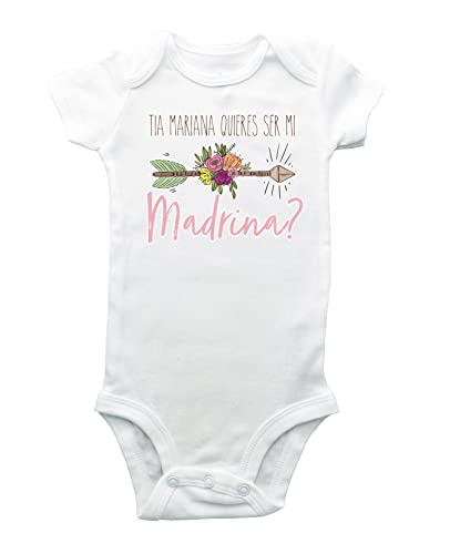 Tia quieres ser mi madrina -Quieren ser mis padrinos - baptism - proposal gift - Fairy godmother - proposal shirt - godmother baby shirt - baptism shirt - tio y tia quieren ser mis padrinos