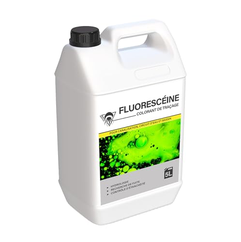 Méduze 5 litros de fluoresceína pronta a usar, corante de plotagem, versátil, alta visibilidade