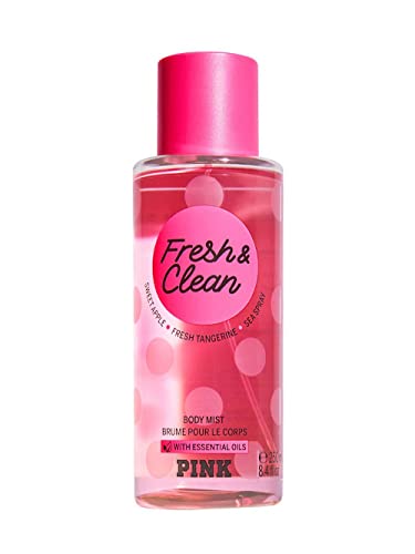 Pink Collection Fresh and Clean Body Mist Fresh with Bright Apple, Sea Spray & Fresh Tangerine Women's Fragrance Perfume