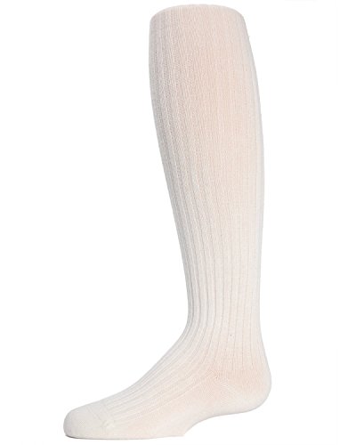 Image of Girls Ribbed Cotton Blend Sweater Tights