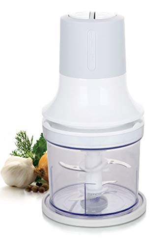 Foto von Emerio Zerkleinerer, Universalzerkleinerer mit 500ml Behältervolumen, 260W, elektrischer Multizerkleinerer mit 4 Klingen aus Edelstahl zum zerkleinern von z.B. Fleisch, Zwiebeln, Obst, Gemüse