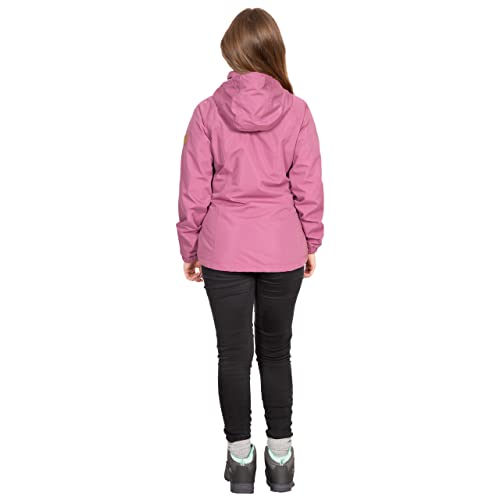 Chaqueta impermeable mujer con capucha oculta Trespass Boom contra el viento 4