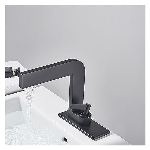 Robinet de vanité cascade anti-éclaboussures en laiton chrome - 6