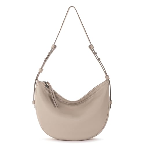 Image of The Sak Tess Crescent Shoulder Bag - Premium Women's Handbag for Everyday & Travel - Adjustable Strap with Zipper Closure