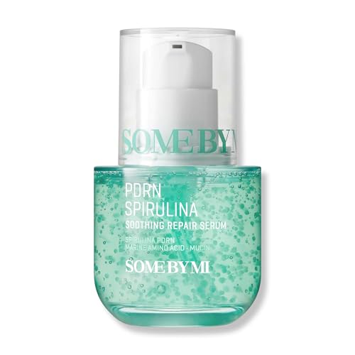 SOME BY MI PDRN Suero reparador calmante con espirulina – 50 ml – Suero facial vegano coreano PDRN – Calma el enrojecimiento, tonifica e hidrata con espirulina, péptidos y marina.