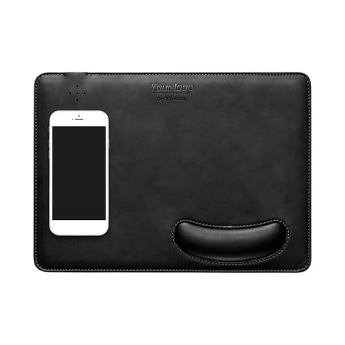 Tapis de souris avec chargement 15W antidérapant pour table gaming