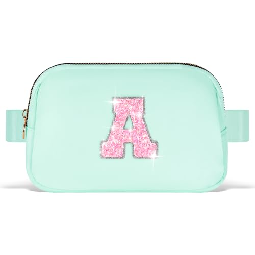 Image of Uygafly Gift for Teen Girls Kids Daughter Her - Birthday Gifts for 3 4 5 6 7 8 9 10 11 12 13 Year Old Girls,Fanny Pack Crossbody Bag Purse Belt Bag Cute Trendy Stuff | Green,A