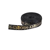 SHINEOFI Abschlussband Class Of 2026 Polyester 1,6cm Breit 9,1m Rolle Dekoratives Schleifenband für...