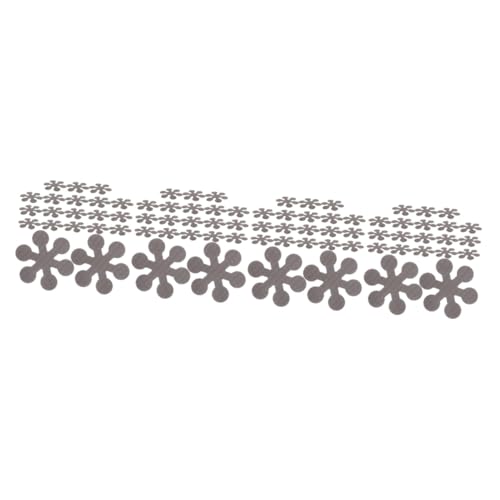 SWOOMEY 4 Series Pegatinas Antideslizantes Pegatinas De Bañera Alfombra De Baño Antideslizante Bañera Floral Pegatinas Cinta para Piso De Baño Mañana Grey 20 Piezas*4