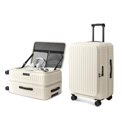 NINETYGO Top Opening Carry On Luggage 22x14x9, Expandable Suitcase, ALPS