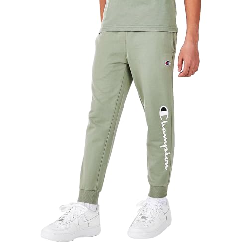 Champion Boys Classic Logo French Terry Joggers Pants (Eco Green)