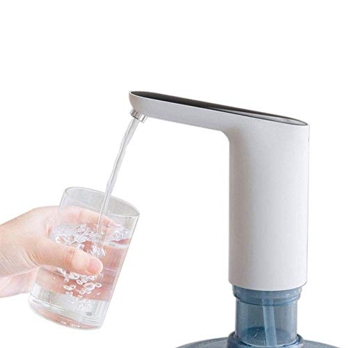 KUCE Distributeur d'eau en Bouteille, 1200mAh USB chargeant la Pompe à Eau Potable Distributeur d'eau électrique Portable Commutateur de Bouteille d'eau, Un Bouton à Contrôler, Charge USB Cover