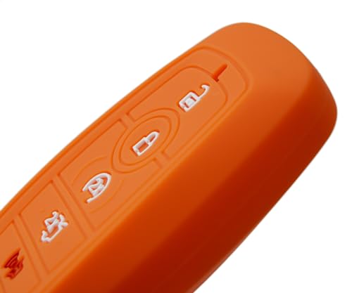 Image of Silicone Key Fob Cover for Ford F150 Mustang Explorer Expedition Escape Edge Bronco Transit Maverick and Lincoln Navigator Nautilus Aviator Corsair